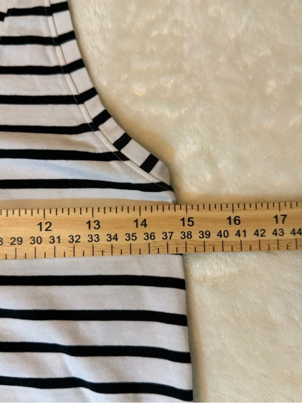 Lululemon Love Tank Classic Fit Yachtie Stripe White Black Size 4